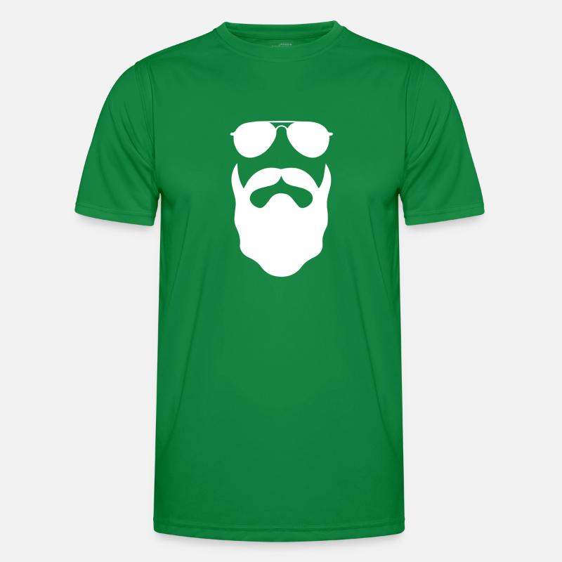 Beard full beard beard bearer Men's Functional T-Shirt