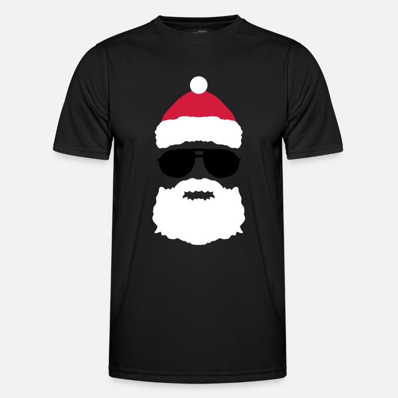 WEIHNACHTS COOL - Männer Funktions-T-Shirt - Schwarz