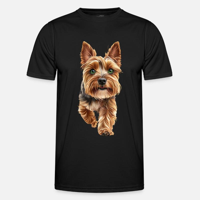 Yorkshire Terrier Männer Funktions-T-Shirt