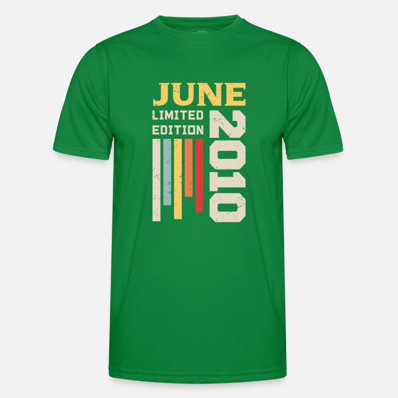 Juni 2010 - Geburtstagsgeschenk Juni 2010 Juni Männer Funktions-T-Shirt