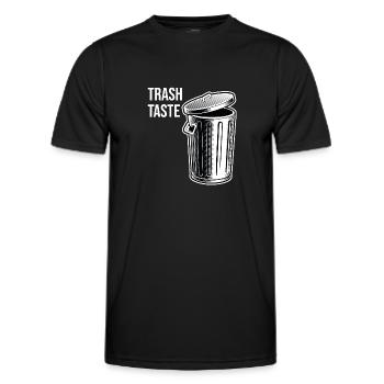 Trash Taste - Männer Funktions-T-Shirt - Schwarz - Vorne - AI Model Male 178 dark (178cm)