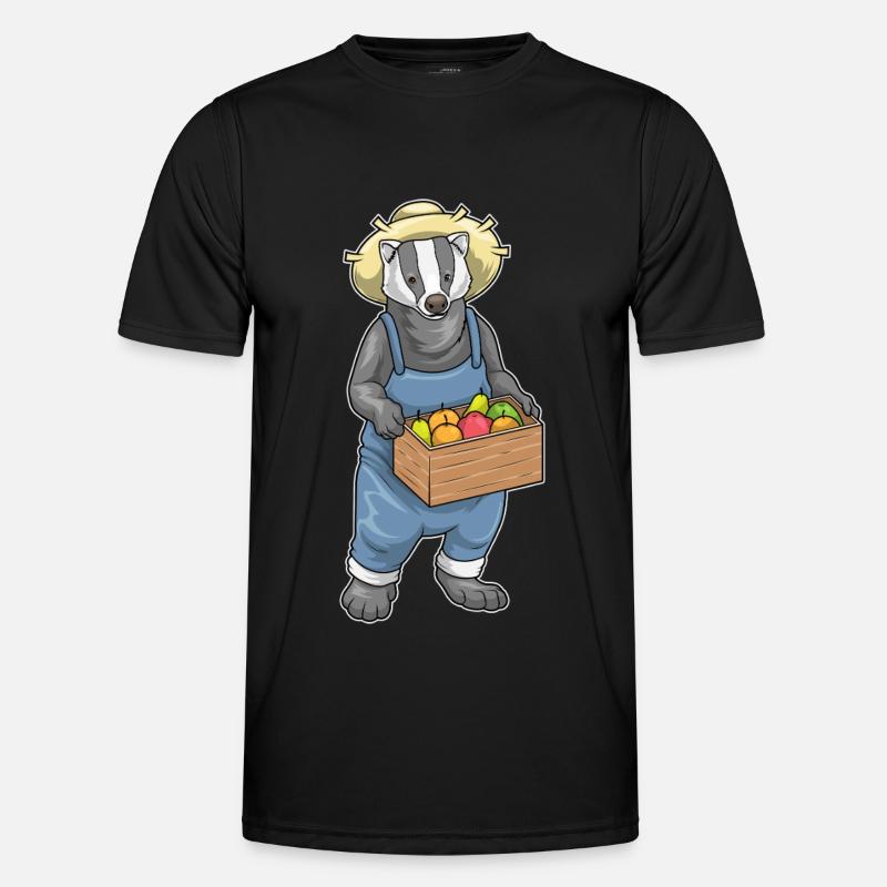 Badger Farmer Fruit - Men's Functional T-Shirt - black