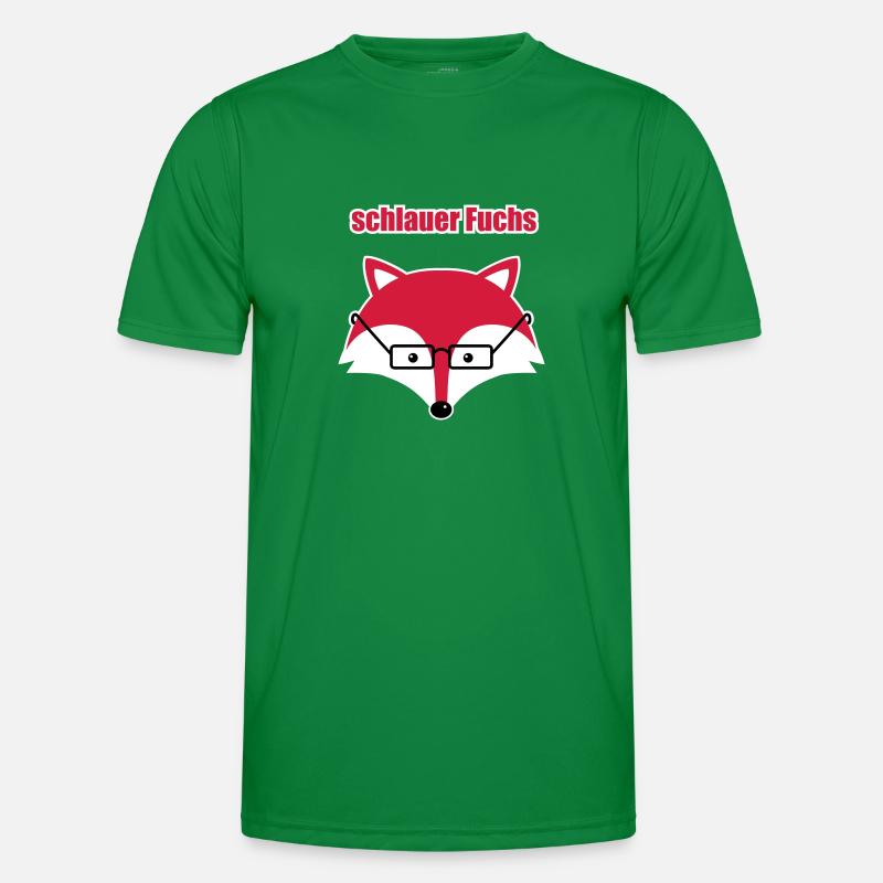 schlauer Fuchs Männer Funktions-T-Shirt