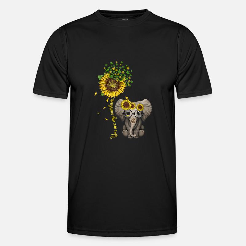 Cannabis Hanf THC 420 - Männer Funktions-T-Shirt - Schwarz