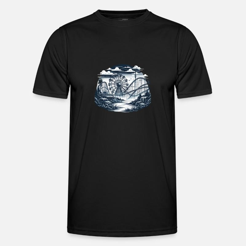 Parc d'attractions abandonné urbex T-shirt sport Homme
