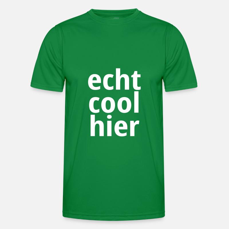 Echt cool hier Männer Funktions-T-Shirt
