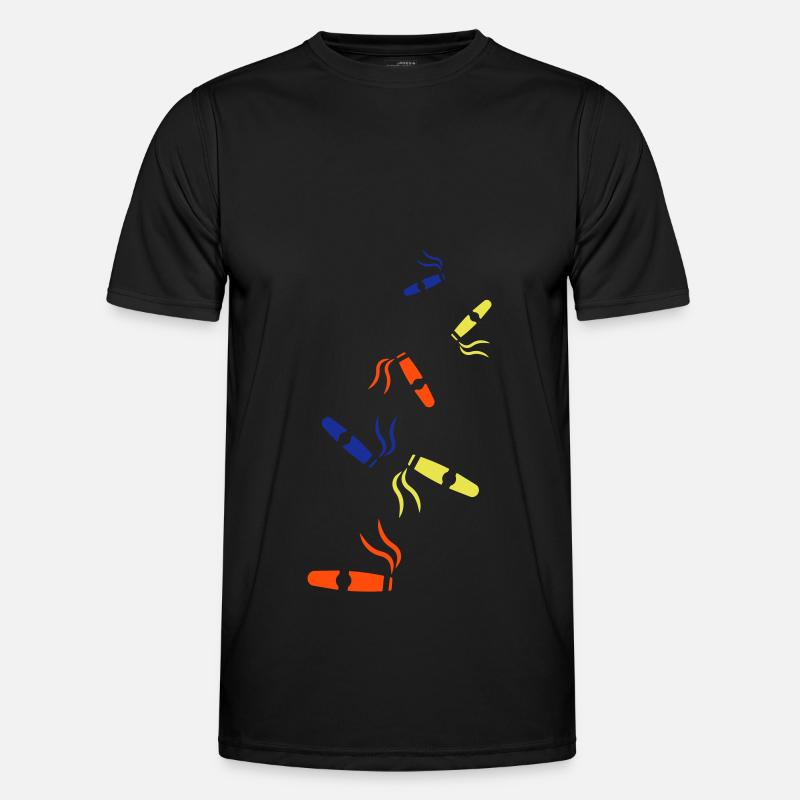 Zigarre Symbol Männer Funktions-T-Shirt