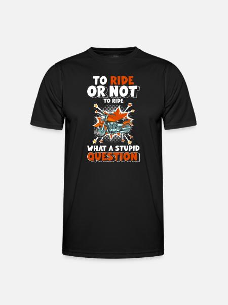 Retro Style Illustration - Men's Functional T-Shirt - black