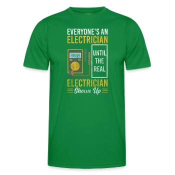 Electricité Electronique Électrique - T-shirt sport Homme - vert - Devant - AI Model Male 178 dark (178cm)