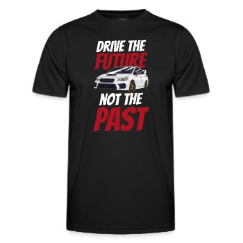 E-Auto Leise Klima - Männer Funktions-T-Shirt - Schwarz - Vorne - AI Model Male 178 dark (178cm)