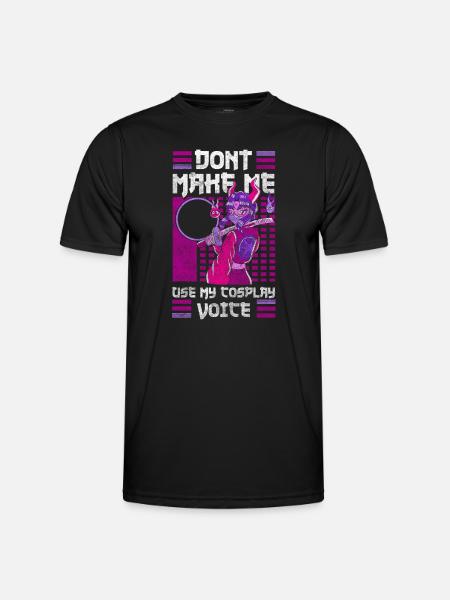 Cosplay Lover Convention Fan - Men's Functional T-Shirt - black