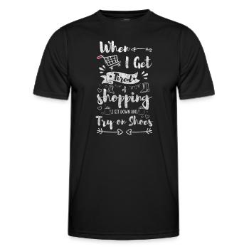 Einkauf Geld Geschenk Einkaufszentrum - Männer Funktions-T-Shirt - Schwarz - Vorne - AI Model Male 178 dark (178cm)