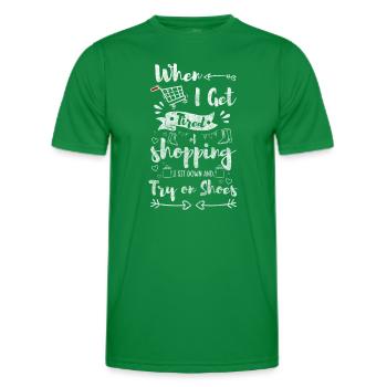 Einkauf Geld Geschenk Einkaufszentrum - Männer Funktions-T-Shirt - Kelly Green - Vorne - AI Model Male 178 dark (178cm)