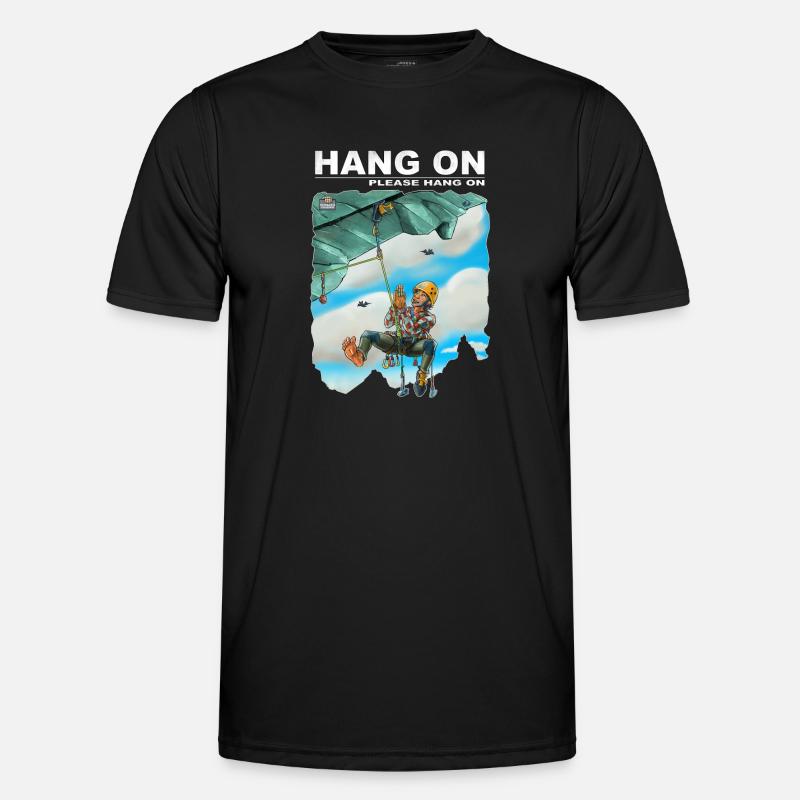 Hängen Sie ein bitte hängen - Männer Funktions-T-Shirt - Schwarz