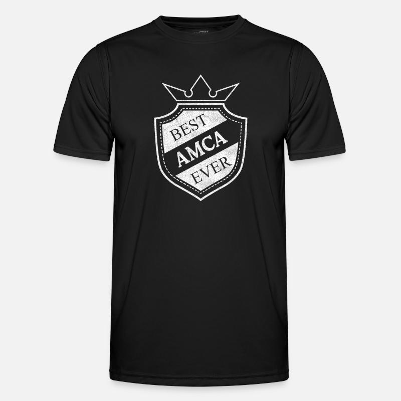Amca - Männer Funktions-T-Shirt - Schwarz