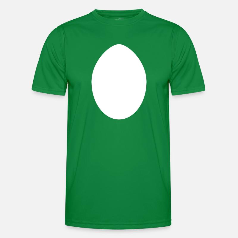 White Easter Egg Men's Functional T-Shirt