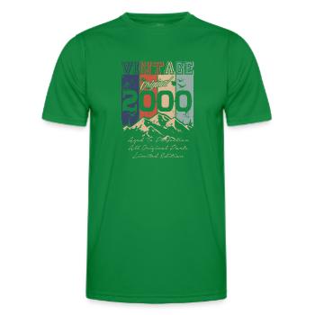 Legendärer Jahrgang 2000 - Männer Funktions-T-Shirt - Kelly Green - Vorne - AI Model Male 178 dark (178cm)