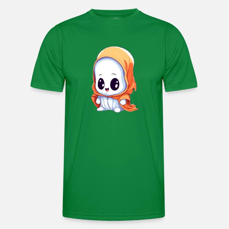 Niedlicher Geist Geist Männer Funktions-T-Shirt