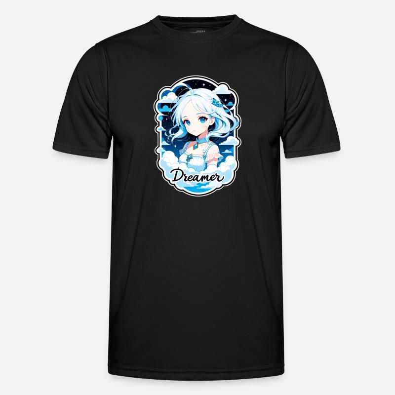 Träumer - Träumer - Träumer - Traum - Träumerei - Männer Funktions-T-Shirt - Schwarz