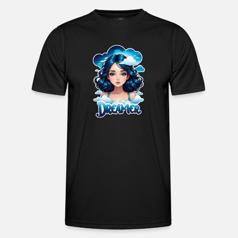 Träumer - Träumer - Träumer - Traum - Träumerei - Männer Funktions-T-Shirt - Schwarz
