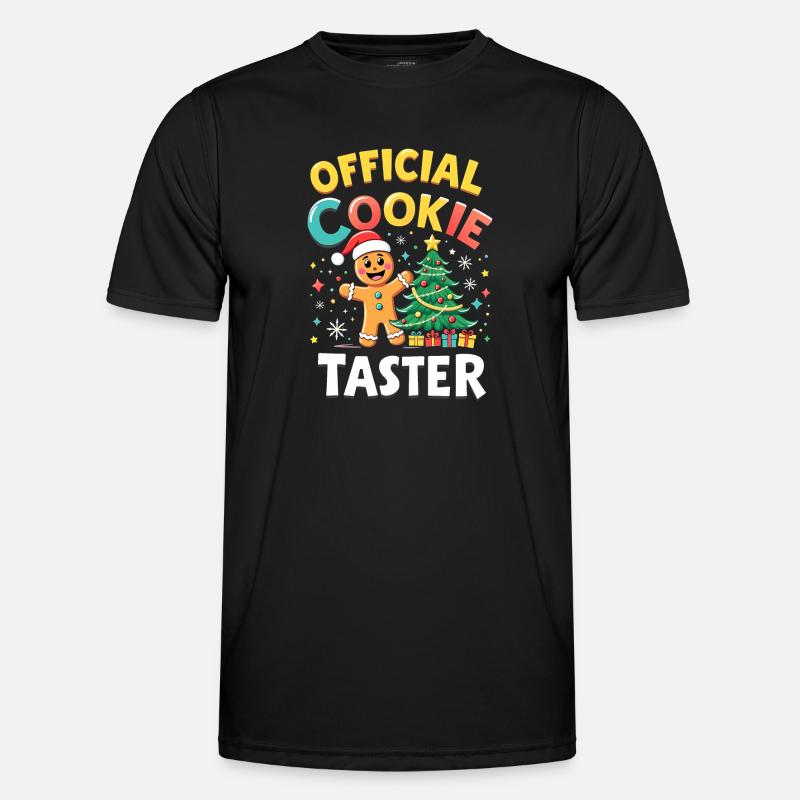 Official Cookie Button - Men's Functional T-Shirt - black