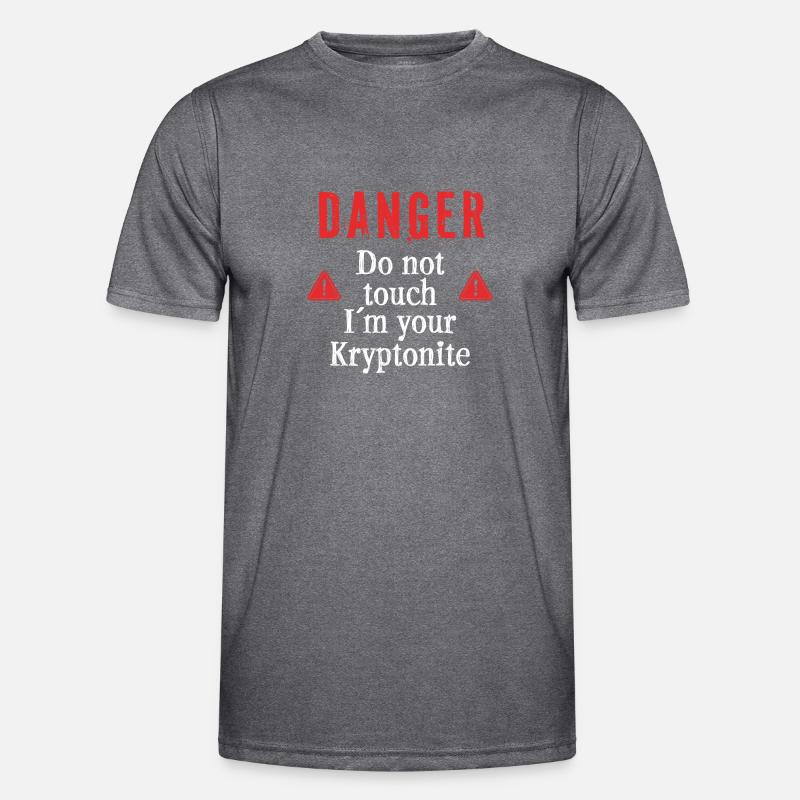 Nicht berühren ich bin Dein Kryptonit Männer Funktions-T-Shirt