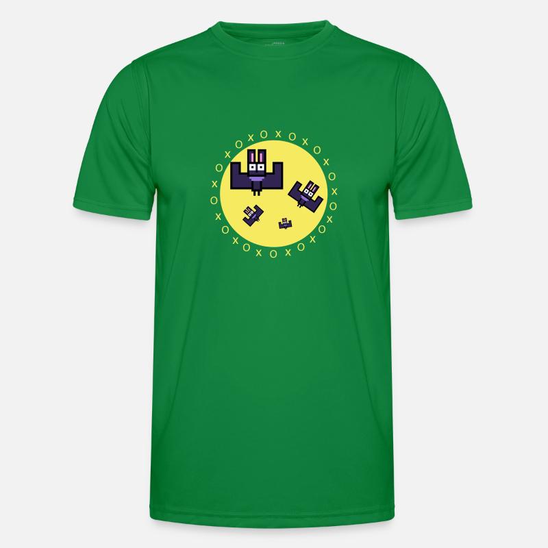Bats with Moon Men's Functional T-Shirt