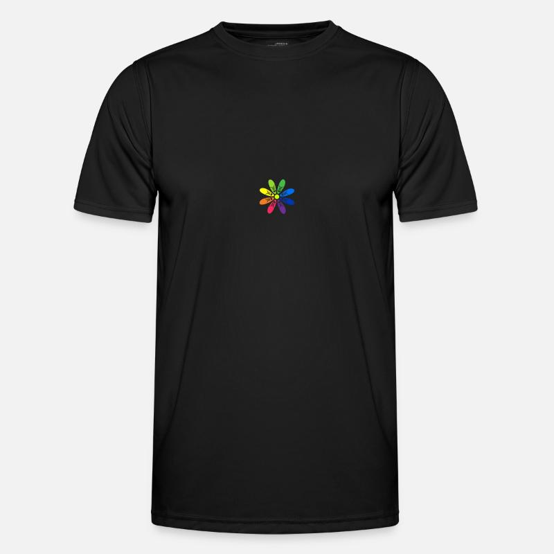 Schuhe Multicolor Männer Funktions-T-Shirt