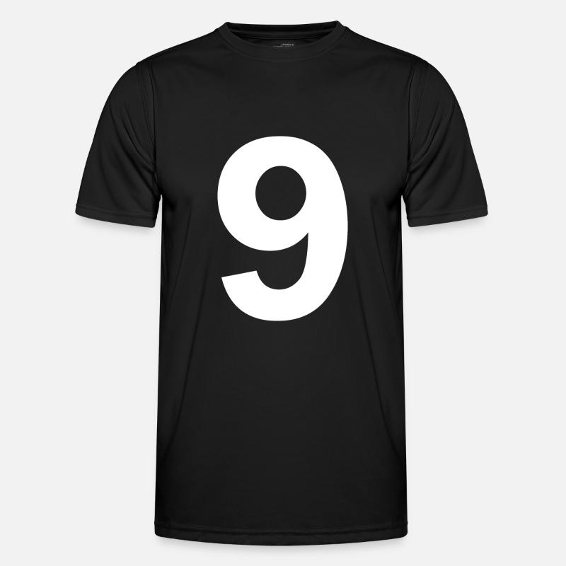 9 - Männer Funktions-T-Shirt - Schwarz