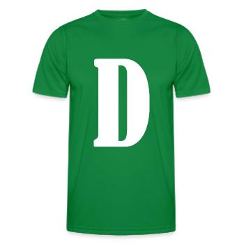 D - Männer Funktions-T-Shirt - Kelly Green - Vorne - AI Model Male 178 dark (178cm)