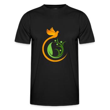 Kirche Katholisch Bibel Glaube Jesus Gott Christen - Männer Funktions-T-Shirt - Schwarz - Vorne - AI Model Male 178 dark (178cm)