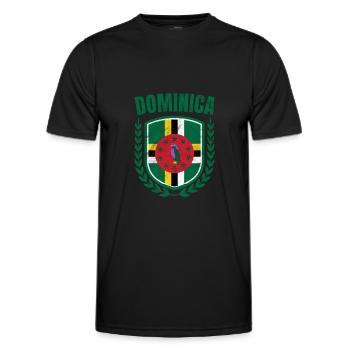 Dominique - T-shirt sport Homme - noir - Devant - AI Model Male 178 dark (178cm)