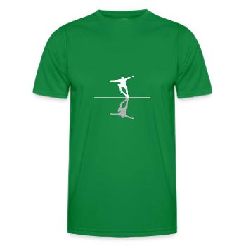 Skater - Men's Functional T-Shirt - kelly green - Front - AI Model Male 178 dark (178cm)
