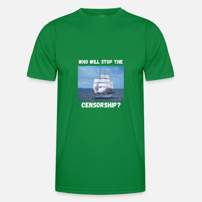 Censure T-shirt sport Homme