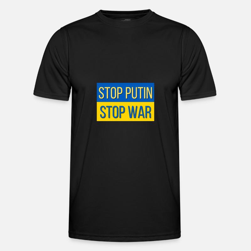Stop Poutine stop était T-shirt sport Homme