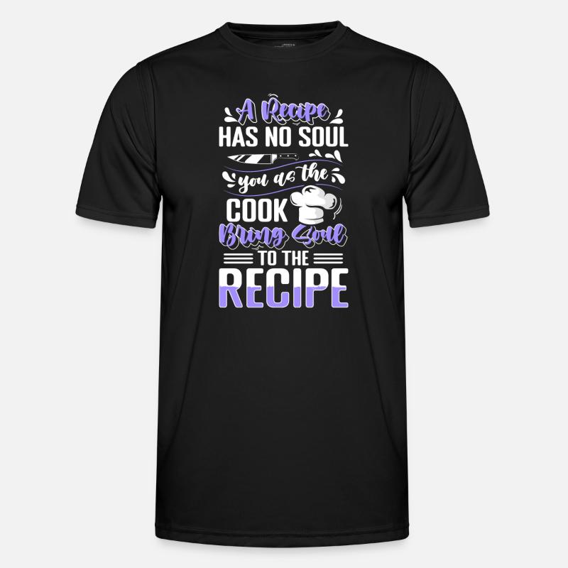 Cooking Chef Cooking Spoon - Men's Functional T-Shirt - black