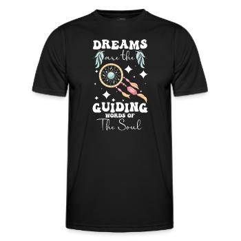 Traum Träumer - Männer Funktions-T-Shirt - Schwarz - Vorne - AI Model Male 178 dark (178cm)
