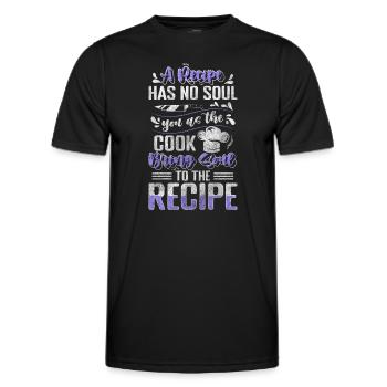 Küche Gastronomie Lecker Kochtopf - Männer Funktions-T-Shirt - Schwarz - Vorne - AI Model Male 178 dark (178cm)
