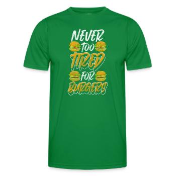 Food Food Hotel - Men's Functional T-Shirt - kelly green - Front - AI Model Male 178 dark (178cm)