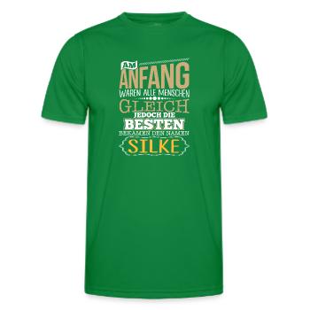 SILKE - Die Besten - Männer Funktions-T-Shirt - Kelly Green - Vorne - AI Model Male 178 dark (178cm)