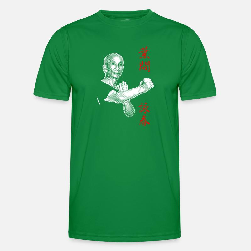 Yip Man Wing Chun Halbton-Design Männer Funktions-T-Shirt