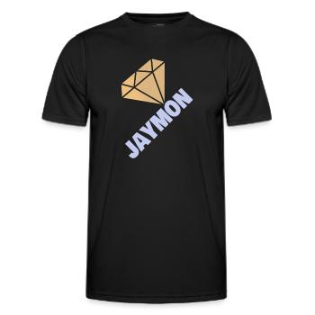 Jaymon - Männer Funktions-T-Shirt - Schwarz - Vorne - AI Model Male 178 dark (178cm)