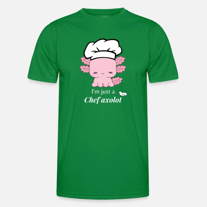 Chef Axolotl Men's Functional T-Shirt