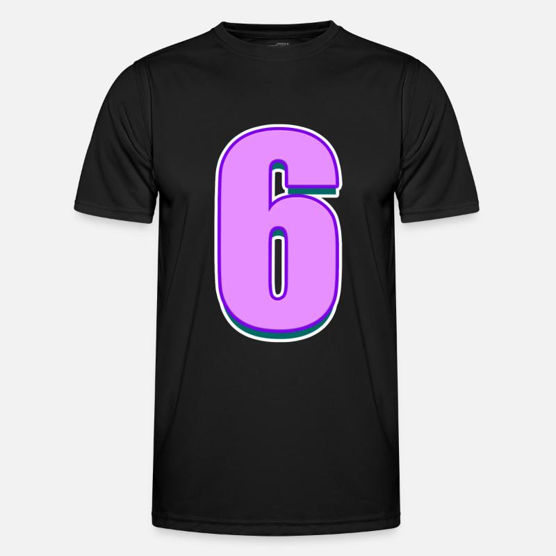 6 - Men's Functional T-Shirt - black