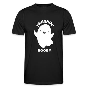 FREAKIN WHITE BOOBY - T-shirt sport Homme - noir - Devant - AI Model Male 178 dark (178cm)