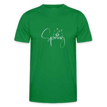 Spring - Men's Functional T-Shirt - kelly green - Front - AI Model Male 178 dark (178cm)