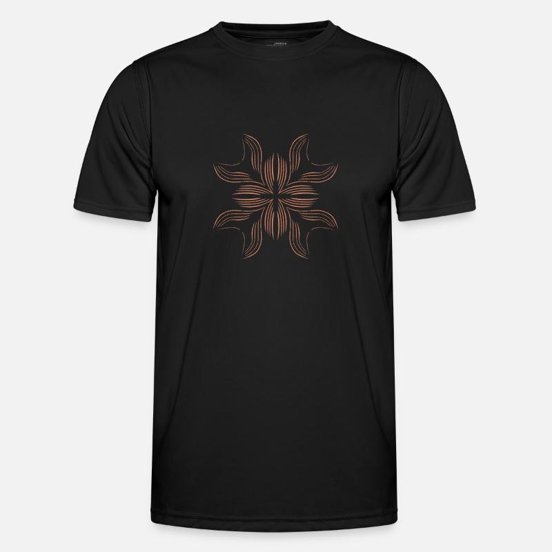 Feuer Flosse Männer Funktions-T-Shirt