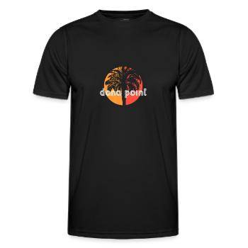 Dana Point Californie Souvenir de vacances artistiques - T-shirt sport Homme - noir - Devant - AI Model Male 178 dark (178cm)