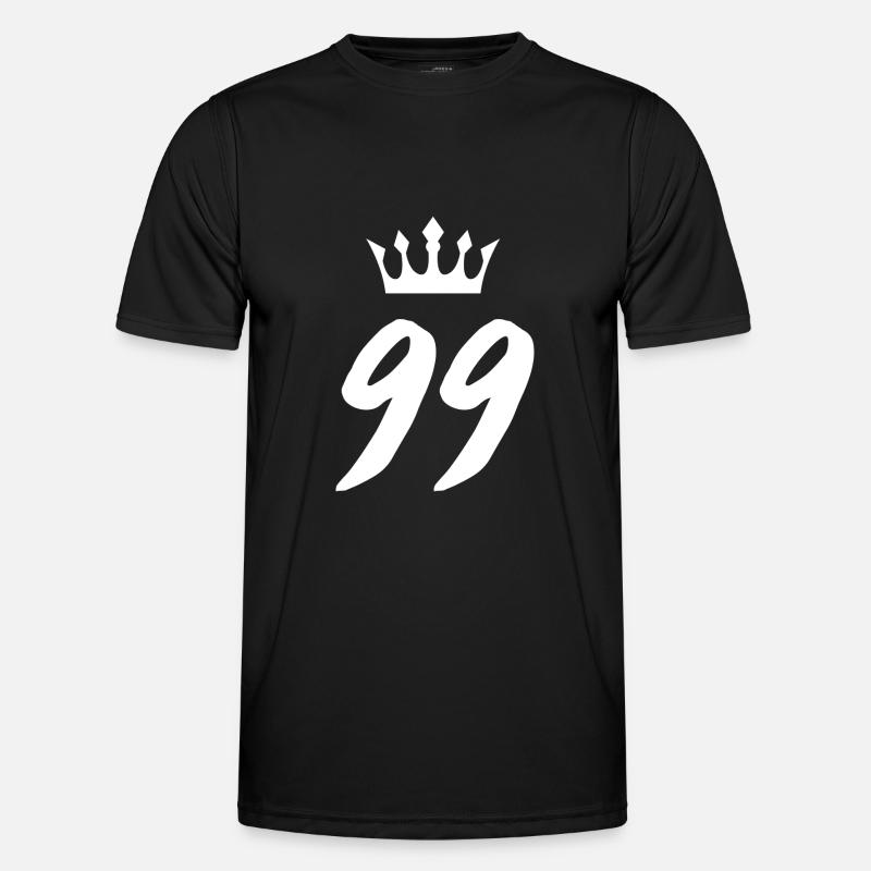 99 Number crown - Men's Functional T-Shirt - black
