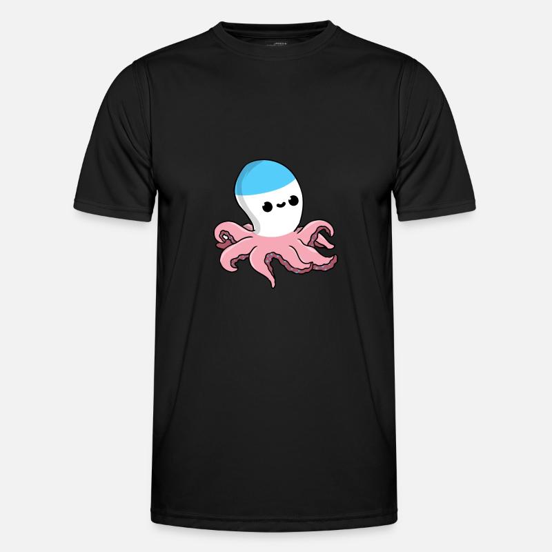 Trans Pride Octopus Men's Functional T-Shirt